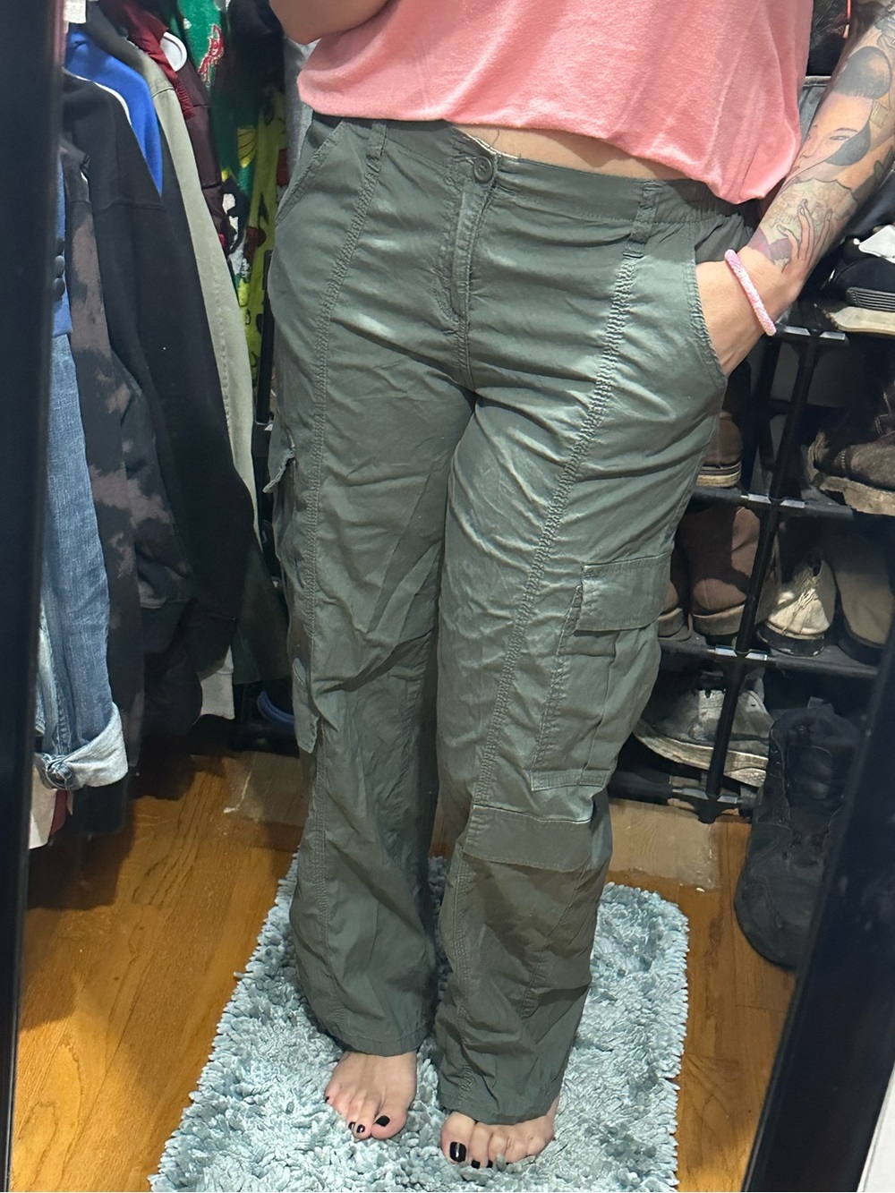 Green Cargo Pants